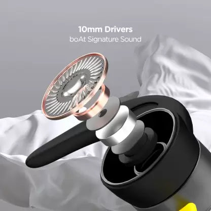 boAt Rockerz 255F Pro with Fast Charging Bluetooth Headset (Blazing Yellow, In the Ear) boAt Rockerz 255F Pro with Fast Charging Bluetooth Headset (Blazing Yellow, In the Ear)